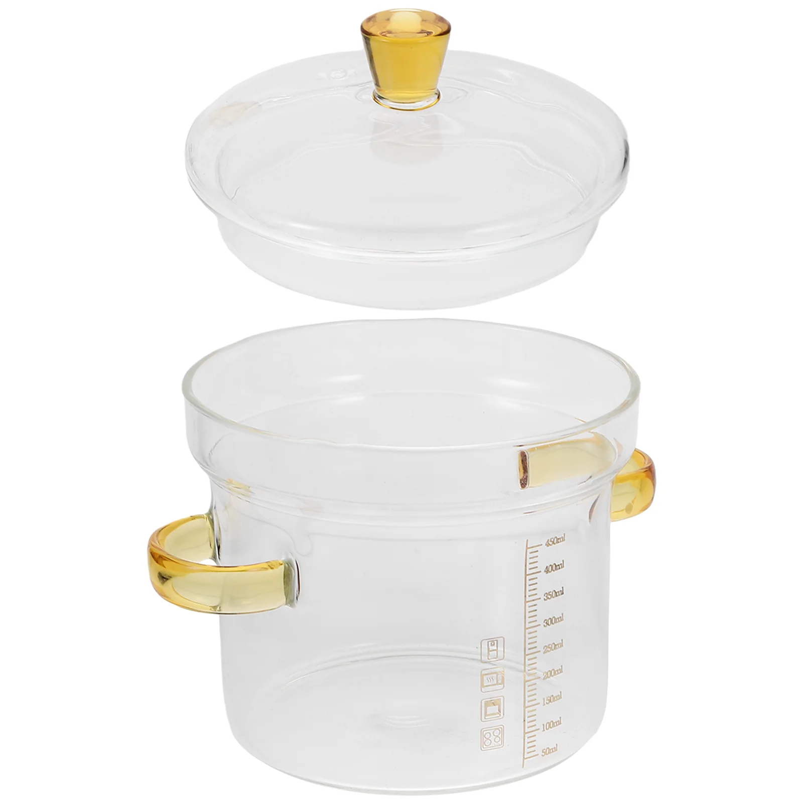 

Breakfast Bowl Glass Bird's Nest Stew Pot Baby Soup with Lid Cooking Saucepan Snack Storage Bowls