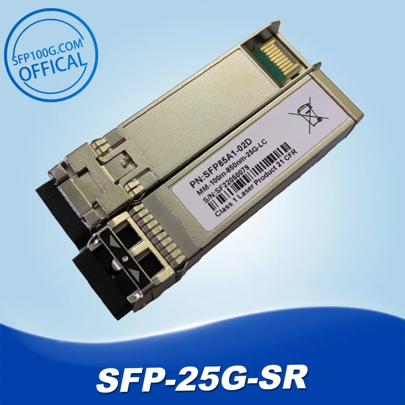 Chelsio Sm25G-Sr Cisco Sfp-25G-Sr-S Dell 407-Bcbf 407-Bcbk Edgecore Et7302-Sr  25Gbase-Sr Sfp28 Optical Transceiver Module