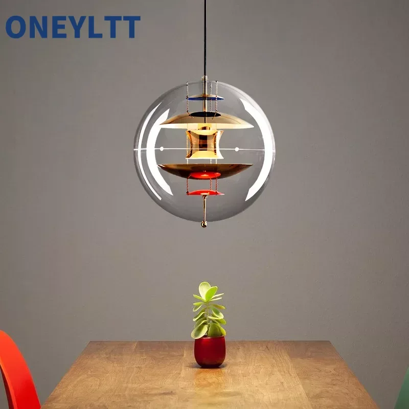 

Danish Personalized Spherical Planet Light Creative Nordic Cafe Tea Restaurant Bar Designer Pendant Light