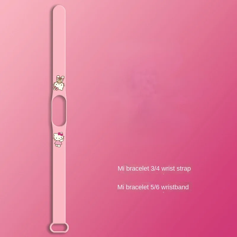 Correa Compatible Con Xiaomi Mi Band 4 y 3 Hello Kitty Diseño I Oechsle -  Oechsle