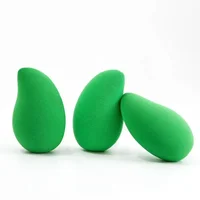 3Pcs Soft Mango Shape Makeup Sponge Beauty Egg Cosmetic Puff Foundation Concealer Cream Sponge Powder Puff Makeup Beauty Tools 2