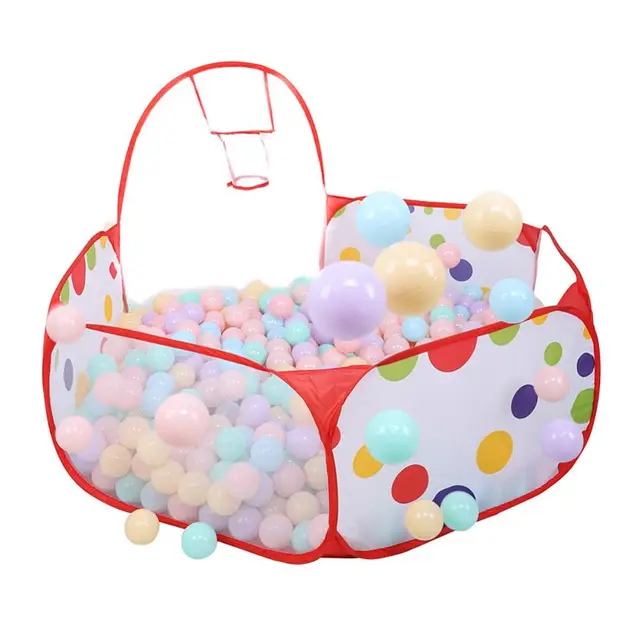 Foldable Indoor Children Basketball Shoots Ball Ocean Pool Play Tent Game House Kids Educational Toys for Children Gift 6