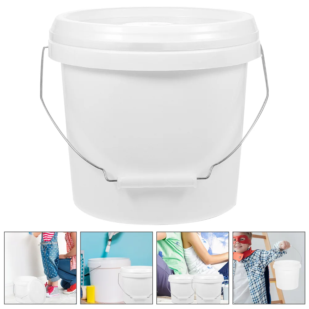 

Ведро с крышкой для покраски 5 л, пустые ведра для покраски, 1 галлон, ручной 8 л, 175, Железный контейнер для хранения из АБС-пластика