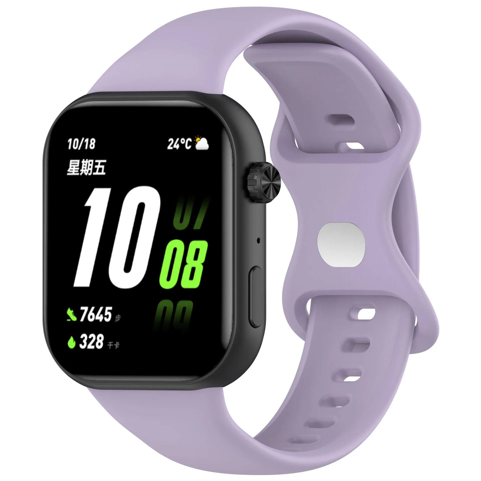 Sport Silicone Smartwatch Strap - Durable and Comfortable Wristband for Active Lifestyles
