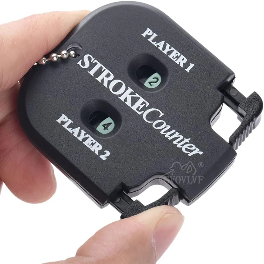 thumbnail interactive-video image 1 of CACRTY Mini Golf Stroke Counter Keychain, Golf Accessories 1 of 10
