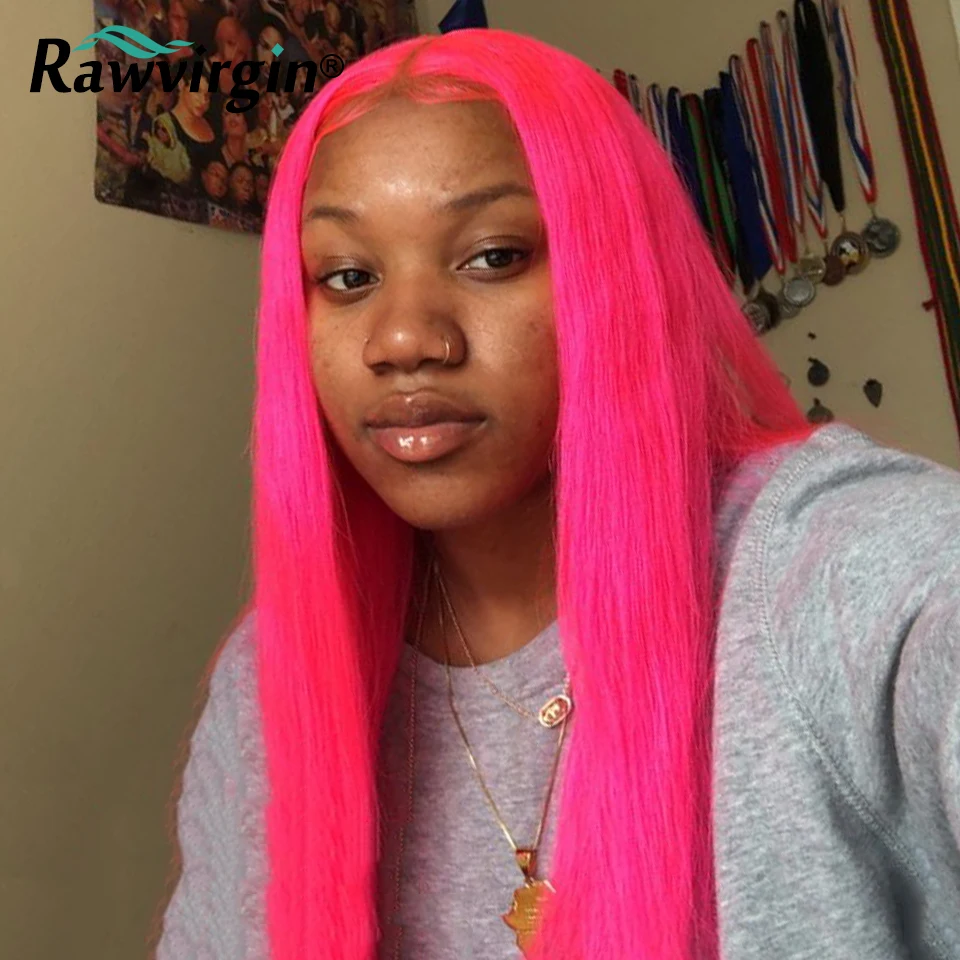 

Парик женский из натуральных волос, на сетке спереди, 13x4