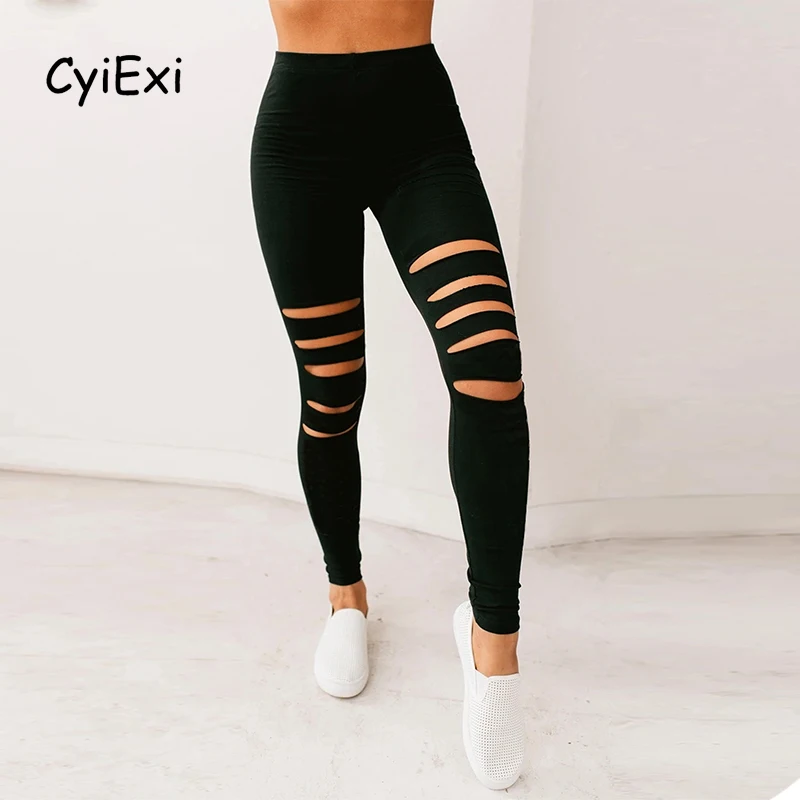 

CyiExi Leopard/Black Fitness High Waist Gym Leggings Women Hollow Out Sexy Slim Fit Push Up Seamless Female Stretchy Legging XL