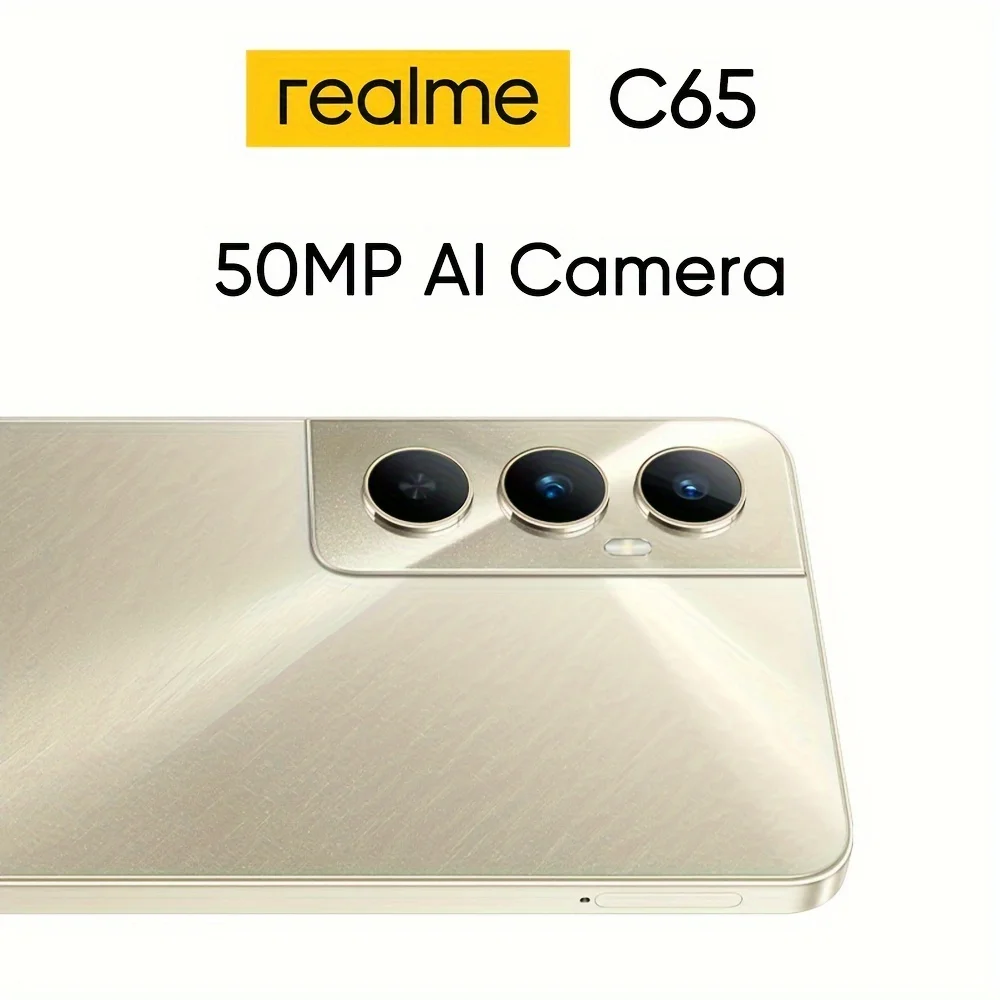 Realme C65 6.67 بوصة 8 + 256 جيجابايت Helio G85 An...