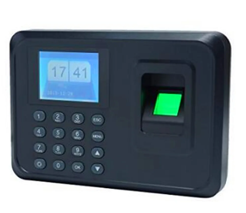 2.8" TFT USB LCD Biometric Fingerprint Attendance Machine DC 5V/1A Time Recorder A-E260