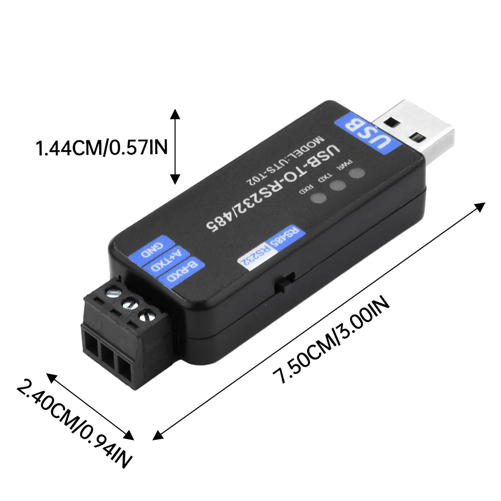 รูปสินค้า โมดูลแปลงสัญญาณ USB ถึง RS485/RS232 สองทิศทาง