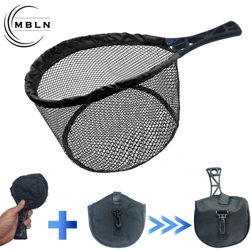 Filet pliant rétractable pour la pêche à la mouche, léger et durable, idéal pour vos sorties