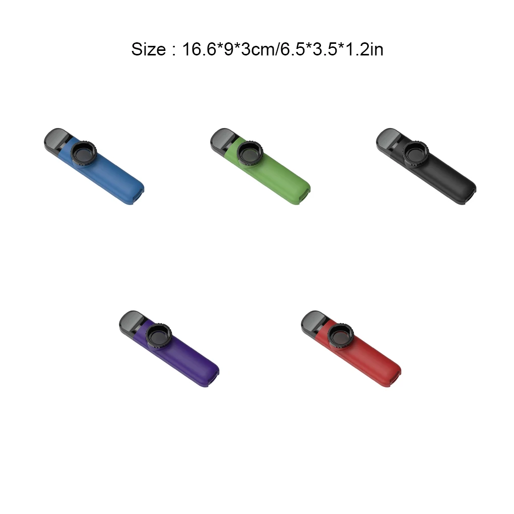 Plastic Kazoo Instrument Lightweight ABS Professional Ukulele Accompaniment Beginners Music Lovers Kids Beginner Red