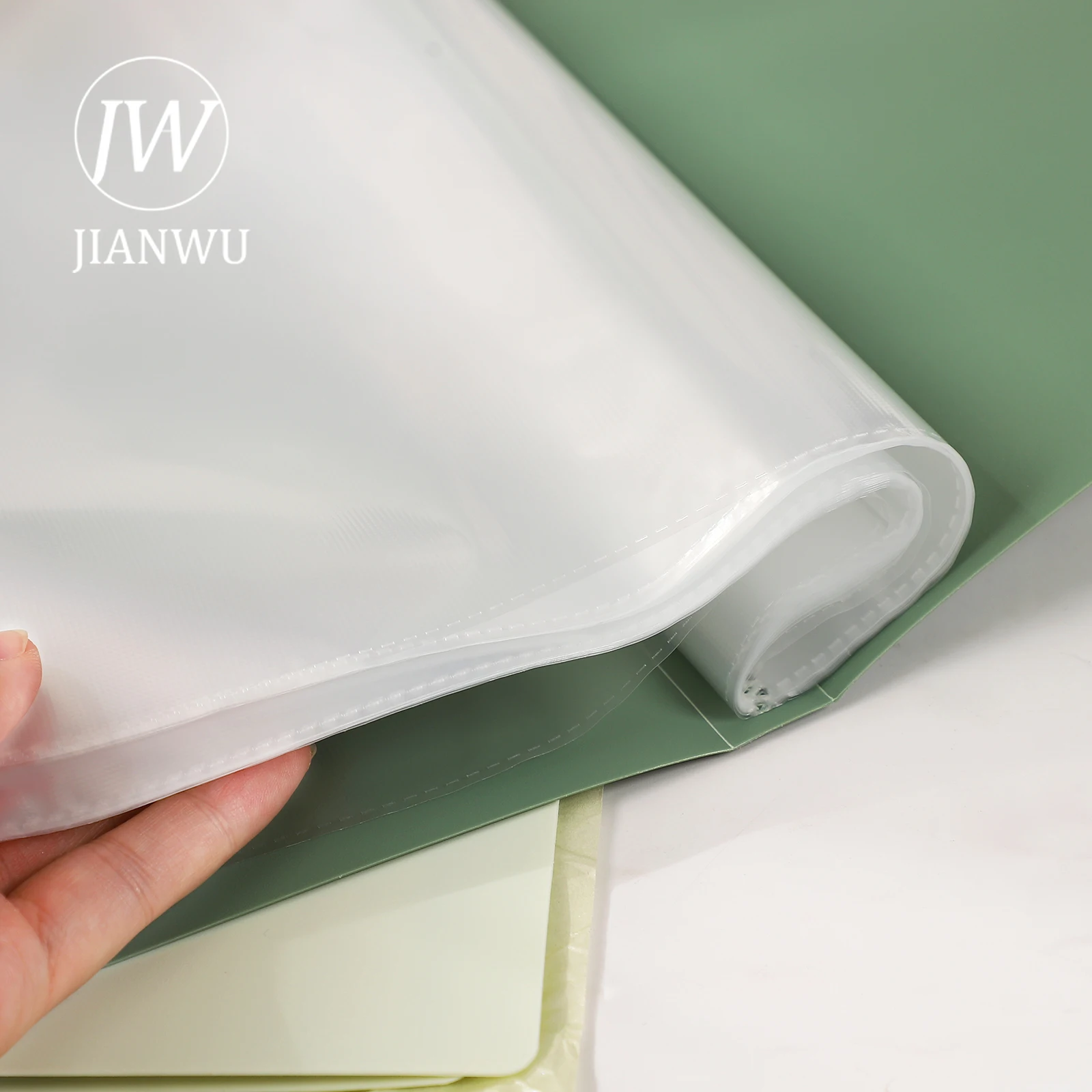 JIANWU Gradient Color Folder 30 Pages A4 Transparent Inner Page Data Book  Large Capacity File Folder Creative DIYStationery - JianWu Official Store