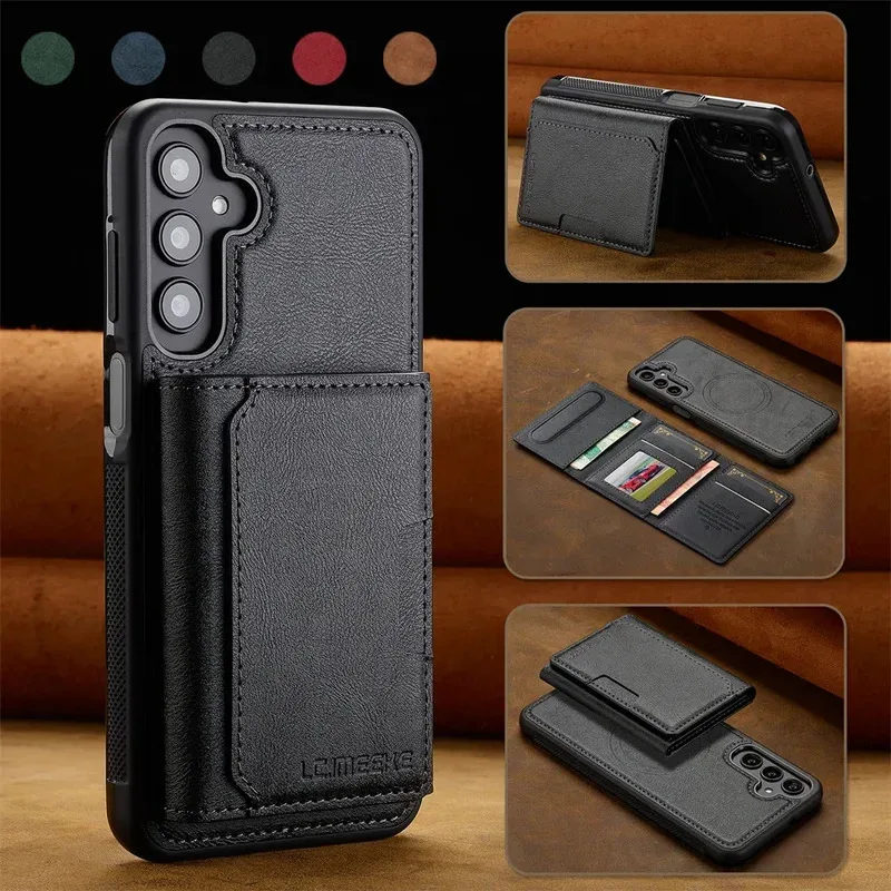 MagSafe Magnetic Detachable Wallet Phone Case Cover