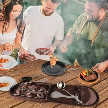 Portable Storage Bag for Camping Cookware Outdoor Utensils and Picnic Supplies