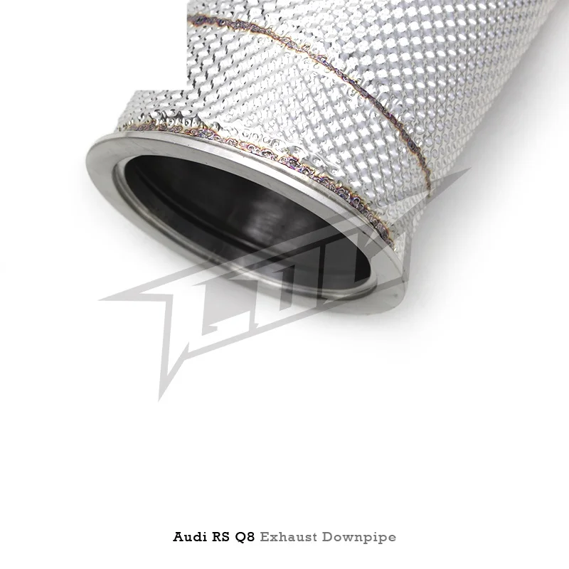 Head Section High flow pipes exhaust branch downpipe Pipe with catalyst for Audi RS Q8 4.0T -