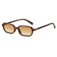 KLASSNUM Lunettes de soleil vintage de luxe, petites et rectangulaires, pour femmes et hommes, style Y2K, punk, de marque, protection UV400, 2026 6