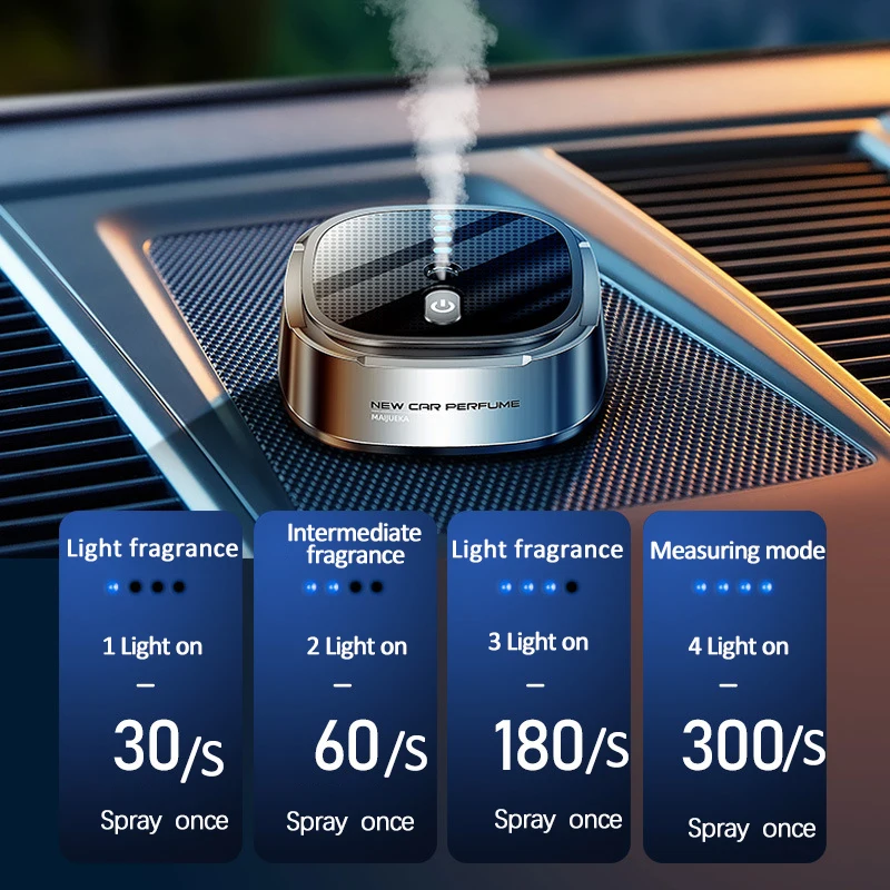 Car Aroma Diffuser Electric Spray Car Perfume Auto Air Freshener Flavoring  Purifying Deodorant Car