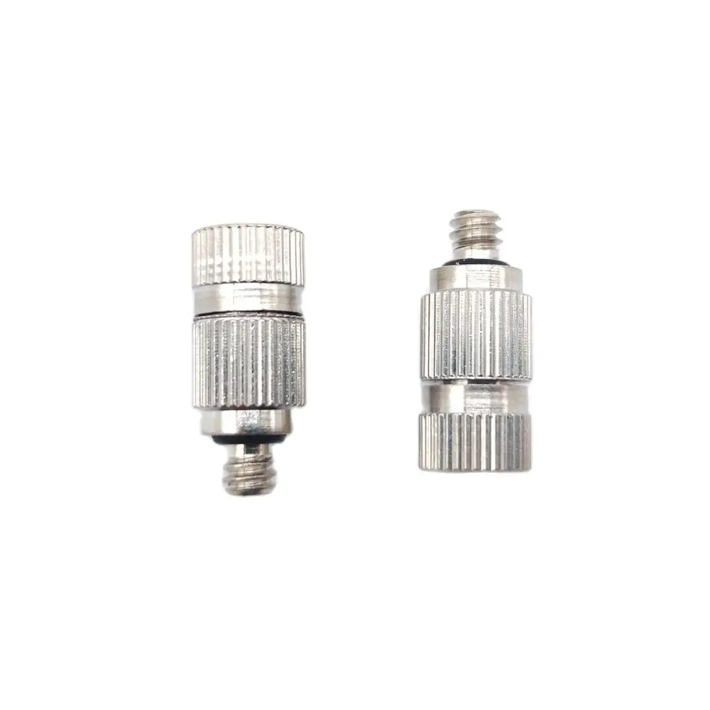10 Pcs High Pressure 3/16" Male Thread Misting Nozzles Ceramic Head Anti Drip Fog Sprayers Mist Cooling Sprinklers Head 2