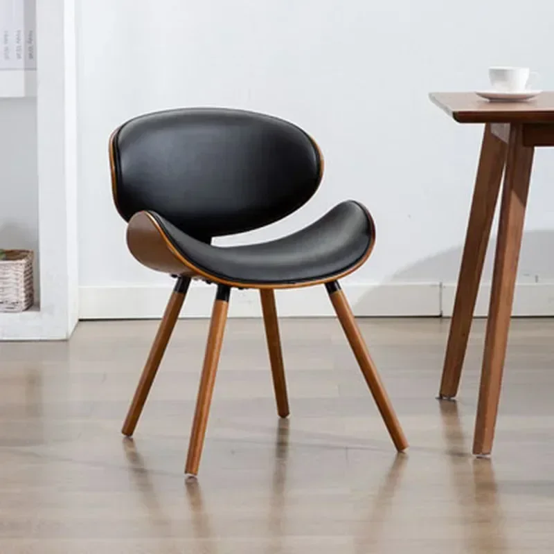 Kitchen Chair European Modern Simple Luxury Chair Back Space Saving Practical Solid Wood Dining Nordic Furniture dining chairs dining chair