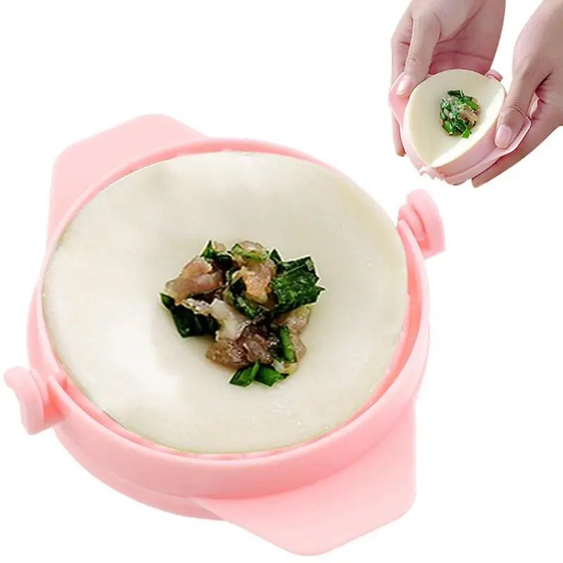 

Kitchen Dumpling Making Tool Wrapper Artifact Plastic Manual Wrapper Hand Dough Pressing Tool Baking Pastry Kitchen Gadget