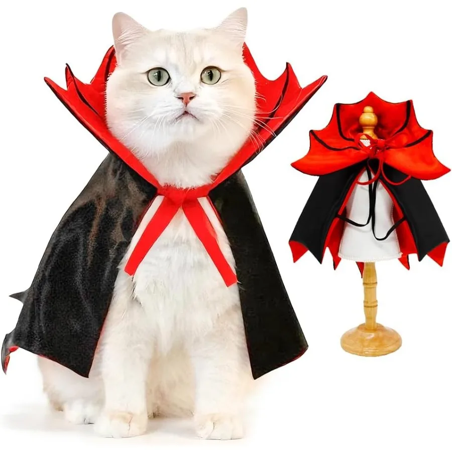 Pet Vampire Bat Wings Halloween Costume Cape
