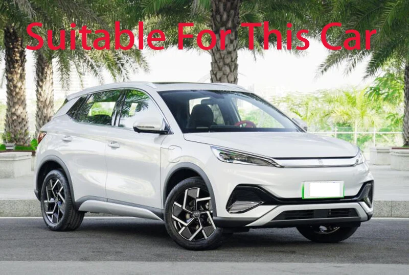 For BYD ATTO 3 Yuan Plus 2022 2023 Car Accessories Carbon Fiber Style Gear Shift Lever Panel Center Console Covered With Trim