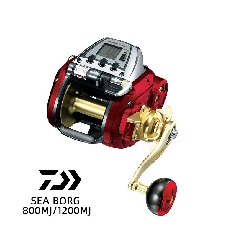 

DAIWA SEABORG 800MJ 1200MJ Fishing Reel Electric Count Wheel Drag 33kg Gear Ratio 2.9:1 Made in Japan