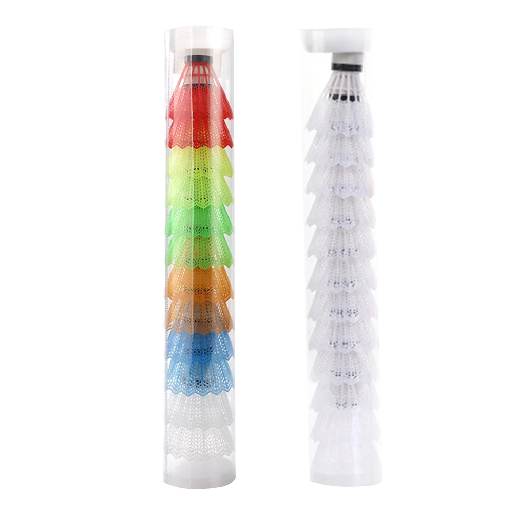 Lightweight Kids' Badminton Shuttlecocks Training Set of 12pcs badminton shuttlecock feather shuttlecock