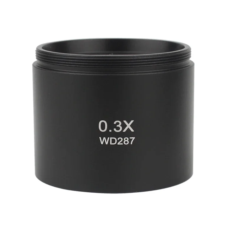 0.3X 0.5X 0.7X 0.75X 1X 1.5X 2.0X Auxiliary Barlow Objective Lens Thread M48mm For Zoom Stereo Binocular Trinocular Microscope microscope objective lens