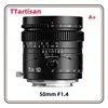 TTartisan 50mm F1.4 Tilt Lens Full-Frame Manual Focus for Sony E M4/3 Canon RF Nikon Z Fuji XF L Mount Mirrorless Cameras 1