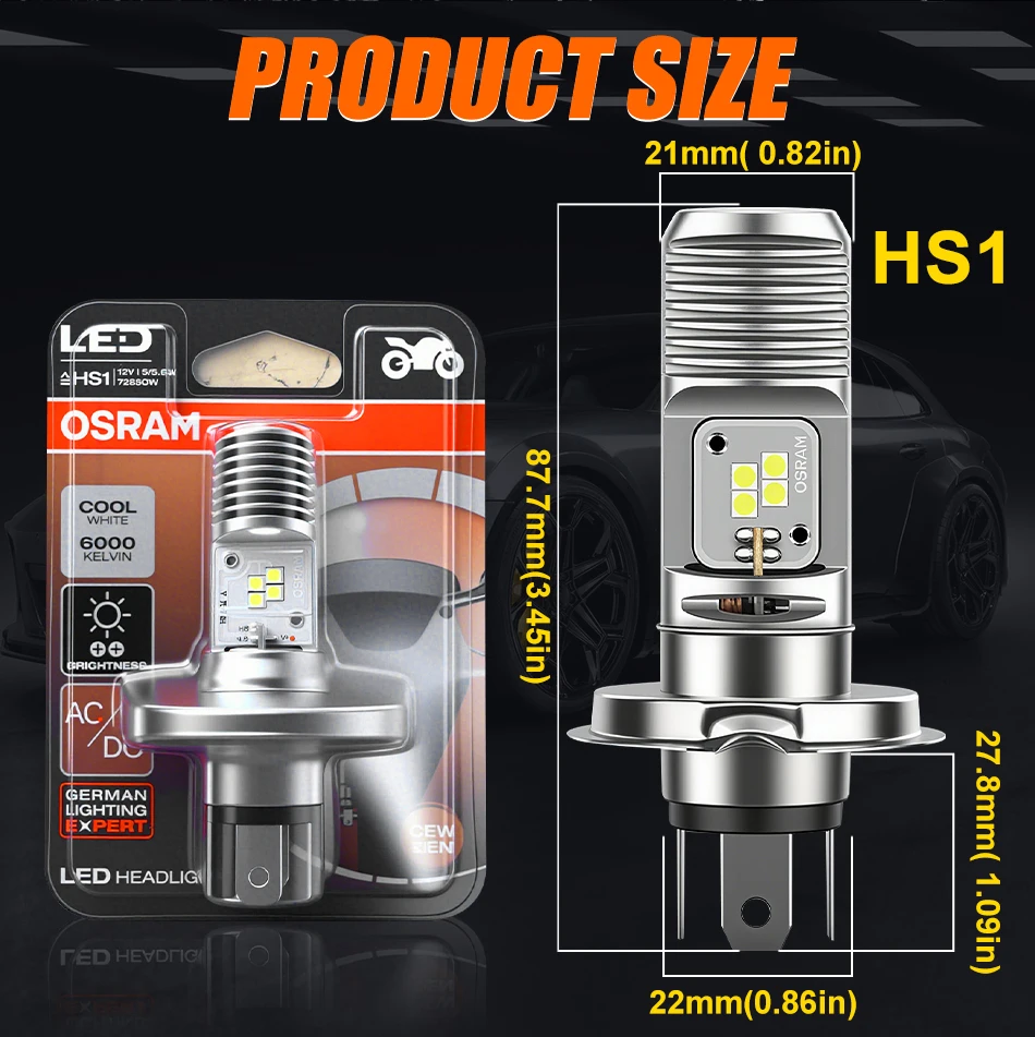 Motorcycle HS1 LED Headlight 6