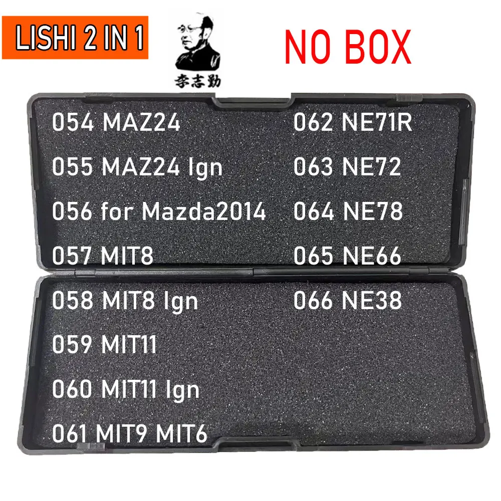 블랙박스 없음 042-053    HY16 HY17 HY20 HY20R KIA3R KW14 K9 KY14 HY22 ICF03 ISU5 for Laguna 3 LiShi 2 in 1 자물쇠 도구