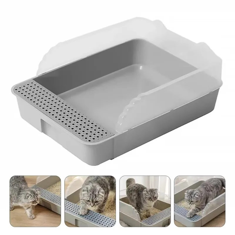 

Detachable Litter Box Large Full Semi-Enclosed Cat Toilet Deodorant Anti-Sand Small Size Kittens Cat Litter Box Cat Supplies