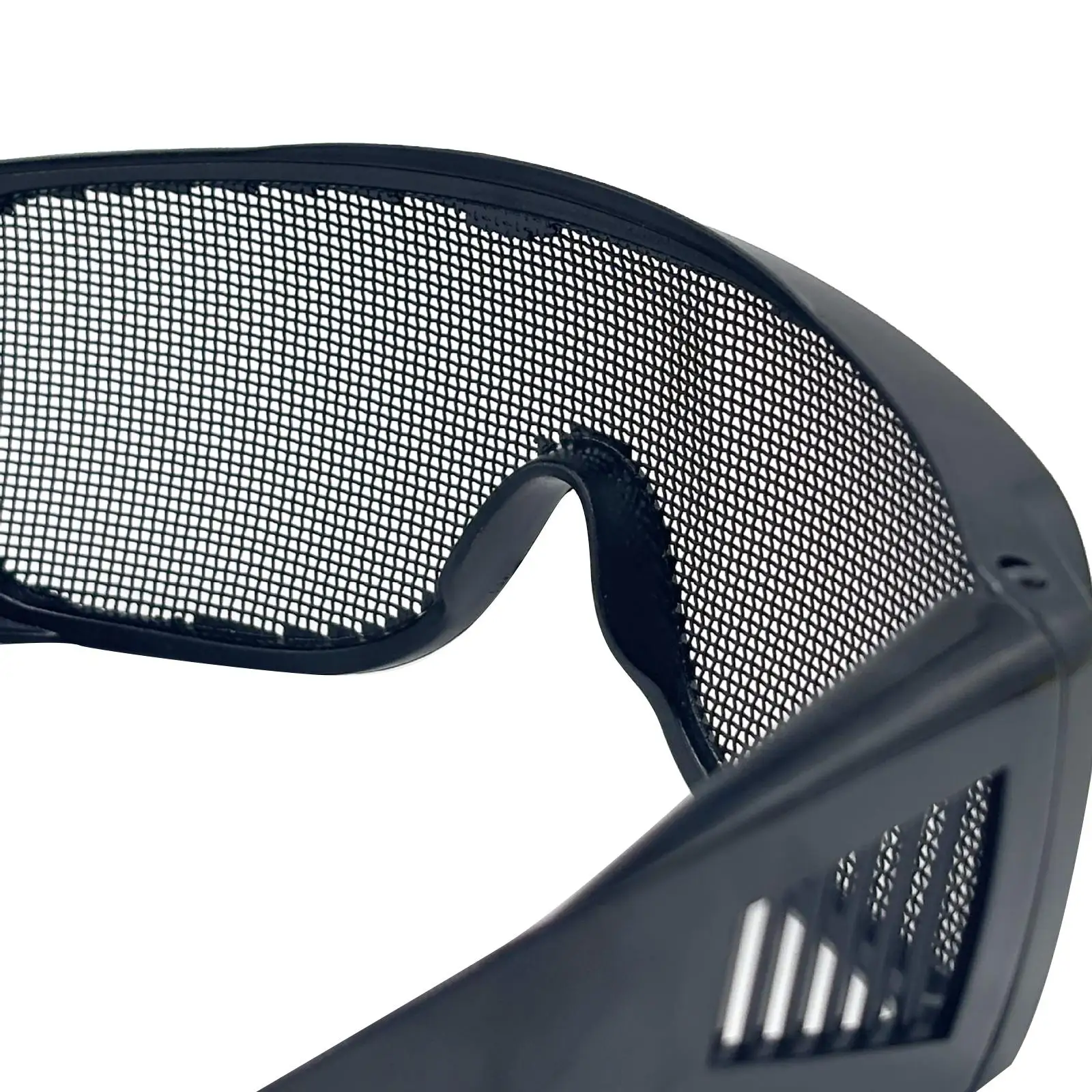 Metal Mesh Goggles Impact Resistant Eye Protector Goggles Breathable for Adults Logging Outdoor Game Fans