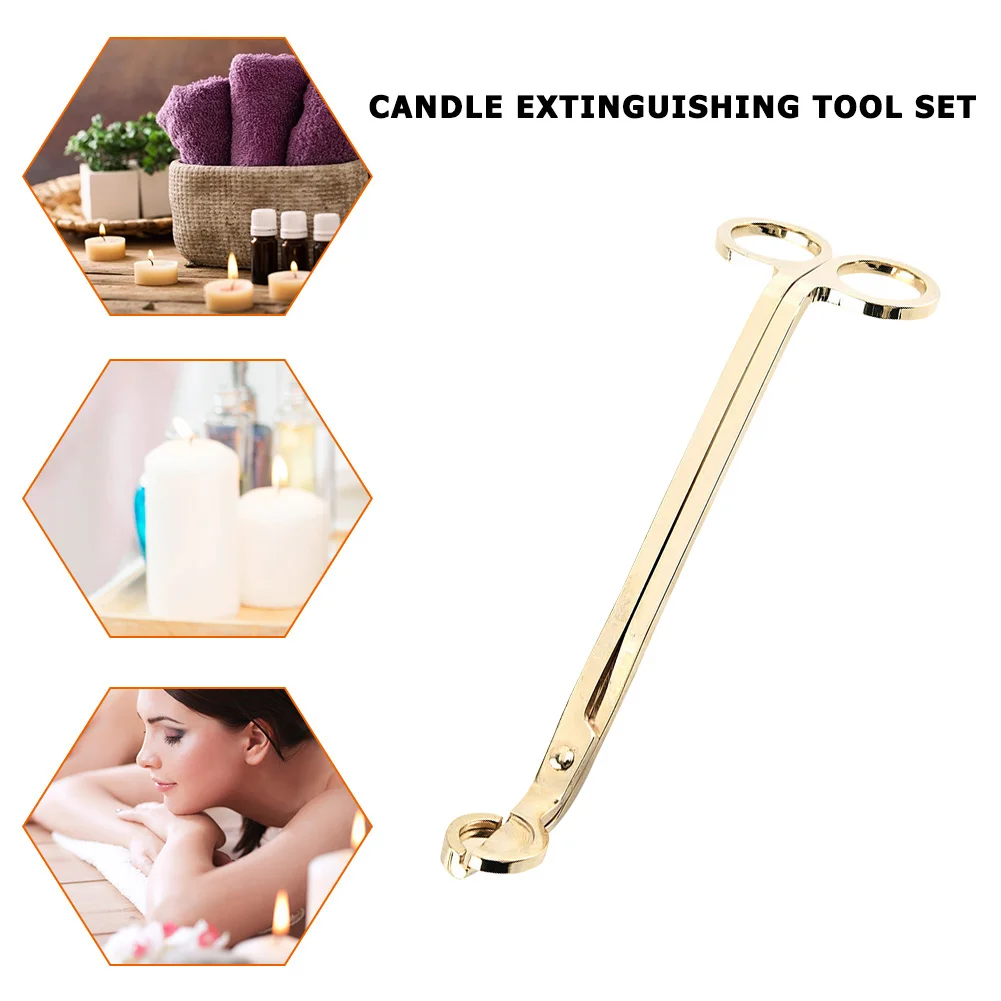 Candle Wick Trimmer Stainless Steel Scissors Trim Cutter Snuffer Aromatherapy Scissor Accessory |