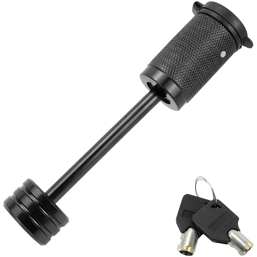 Zinc Alloy Steel Trailer Hitch Coupler Lock Pin 1/4" Small Trailer Anti-Theft Hitch Connector Locks RV Accessorie