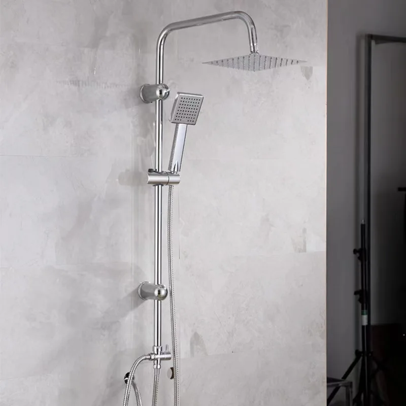 

Набор квадратных смесителей для душа 8 дюймов, смеситель для ванной комнаты, настенный смеситель для душа с набором для ручного душа