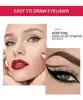 Eyeliner liquide noir à séchage rapide, Waterproof, longue durée