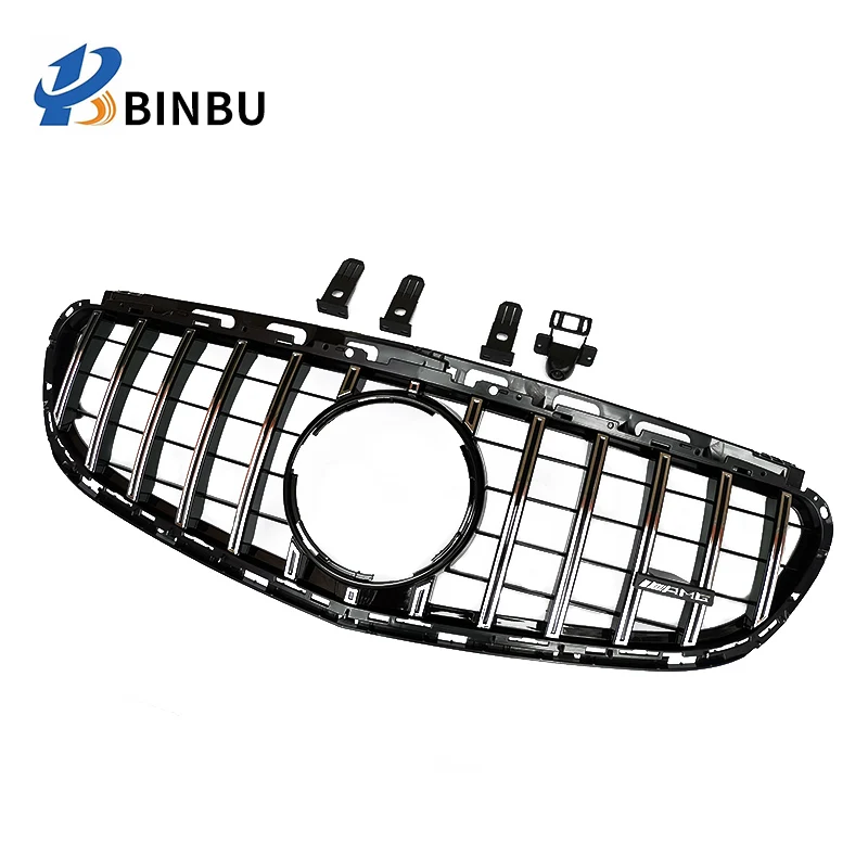 

Передний бампер для Mercedes Benz E-class sports W212, воздухозаборная решетка GT style Zhongwang 2014-2015