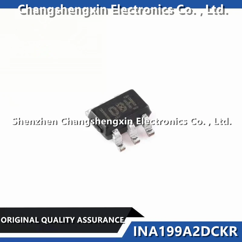 10PCS New Original INA199A2DCKR Current Sense Regulator High/Low-Side SC-70-6 Bidirectional Current Sensing Amplifier