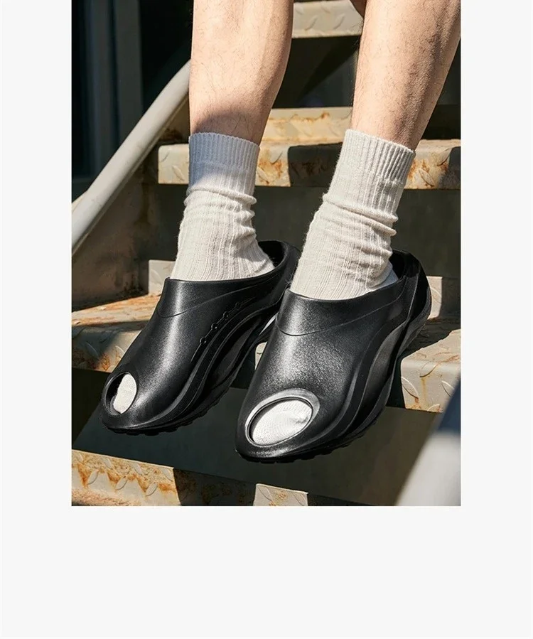 شباشب Xtep Starfall للذكور لصيف 2025 أحذية جديدة خفيفة الوزن غير رسمية قابلة للتنفس ونعل ناعم أحذية زغب مريحة 875219350001