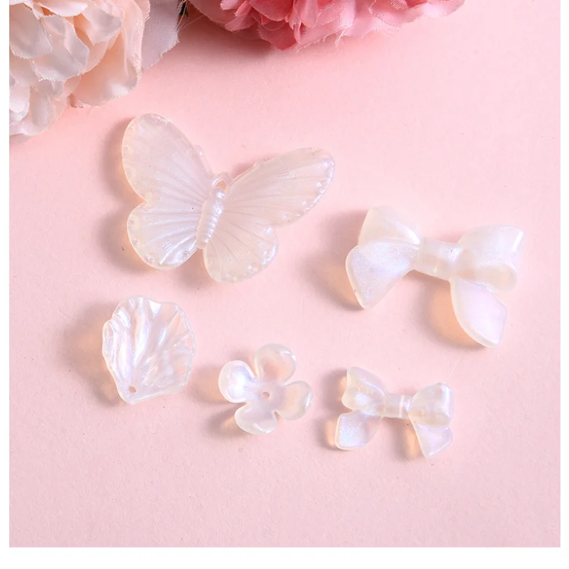 

10pcs Butterfly Figurine Resin Flat Back Cabochon DIY Jewelry Craft Hairwear Accessories Scrapbooking Supplies