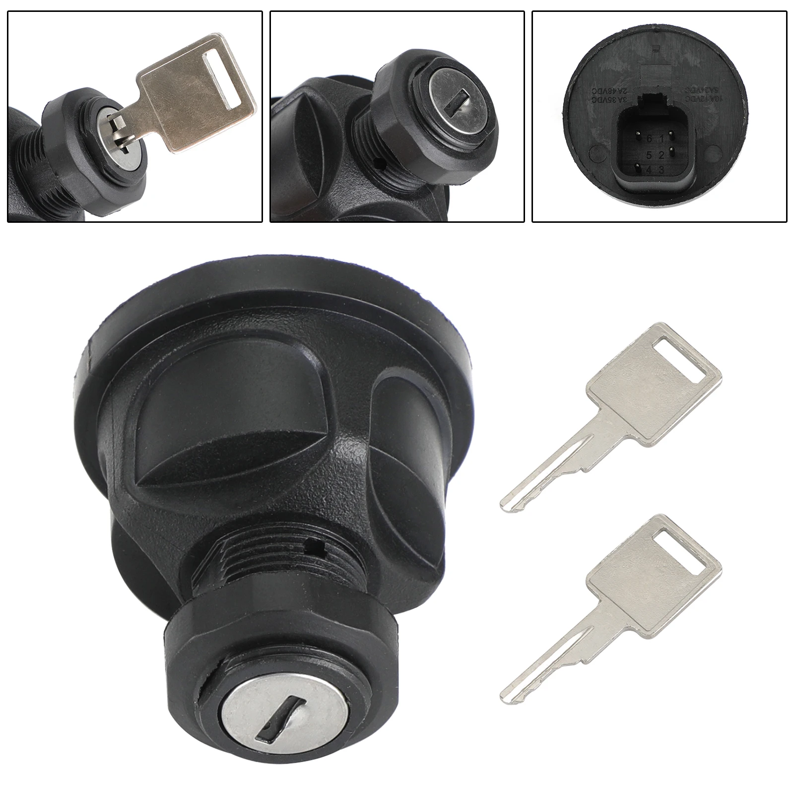 

Areyourshop переключатель зажигания 6693245 для Bobcat 753 873 S175 S250 S300 S590 T250 T300 T870