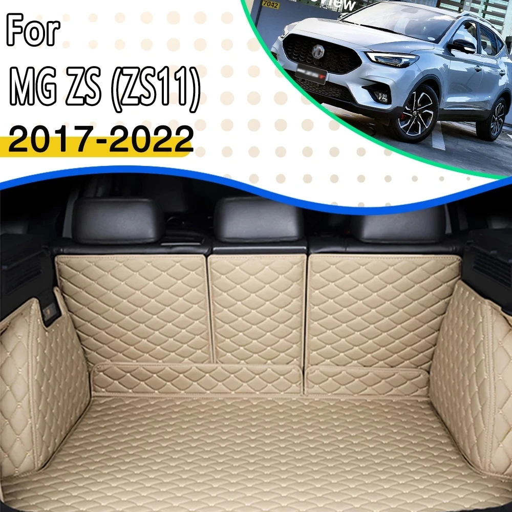 Doublure de cargaison entièrement fermée pour MG ZS 2019-2022, accessoires  de voiture, boîte de coffre, polymères, tapis de sol, pièces automobiles  intérieures - AliExpress