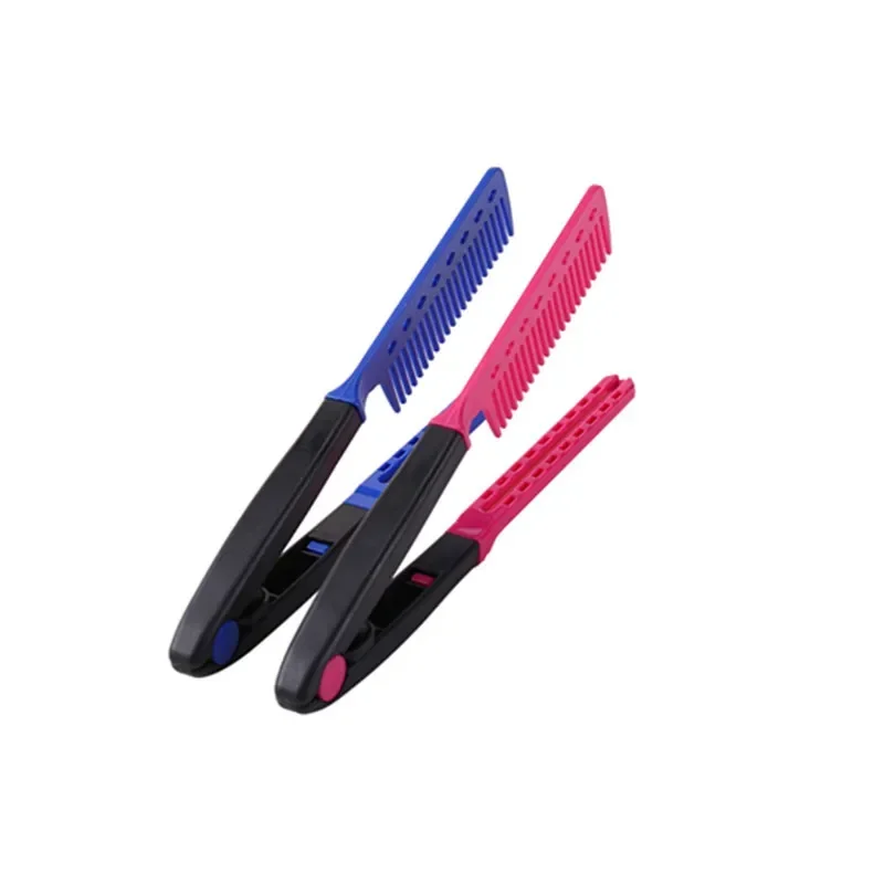 Bestselling Hairdressing Comb - V-Clip Styling Hair Brush Home Straightening Tool, Wholesale 2
