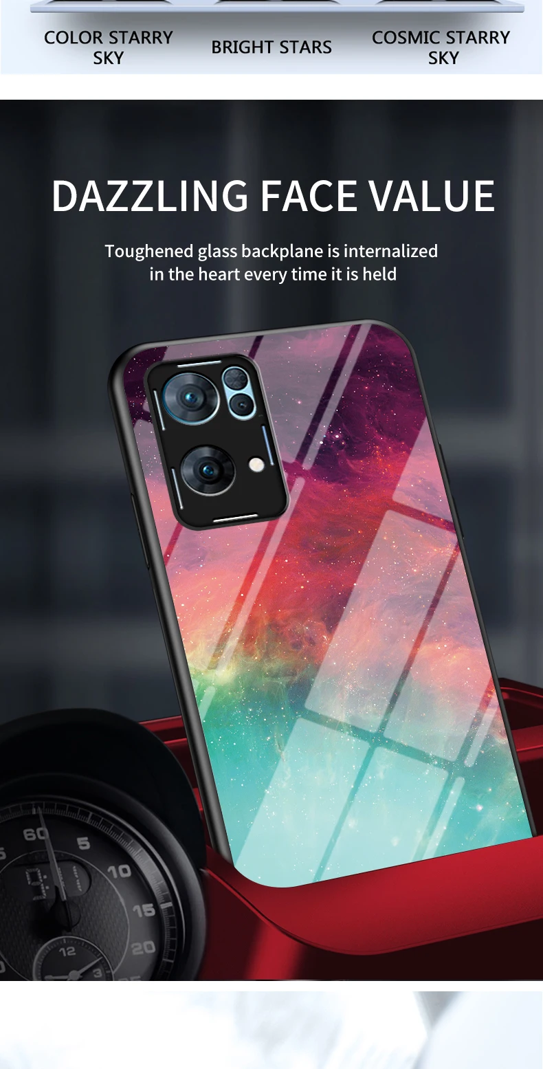 Reo8 Fall DECLAREYAO Hart Gehärtetem Glas Coque Für OPPO Reno 7 6 5 4 3 Pro Plus Ace 2 4Z 5Z 6Z 7Z Abdeckung Fall Silikon Ul_voghion.com