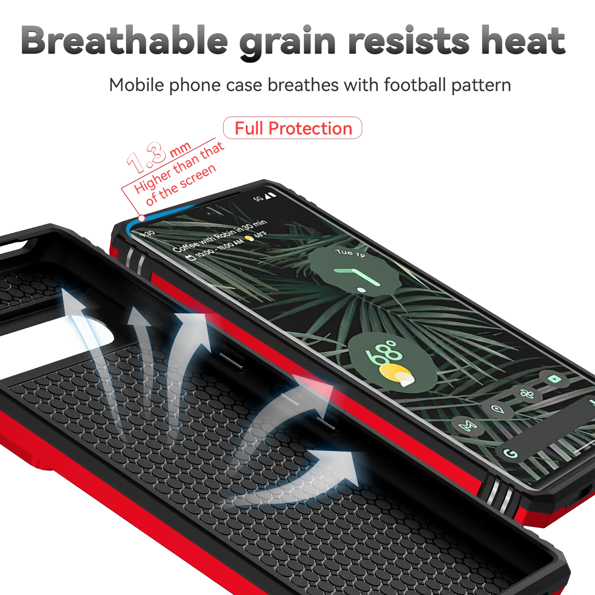 Breathable heat resistant