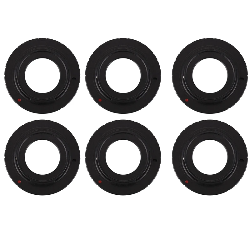 6X Nero 16Mm C-Mount Cine Movie Lens Per Nikon 1 Mount J1 V1 J2 V2 J3 V3 J4 Obiettivo Della Fotocamera Anello Adattatore C-N1 C-Nikon 1