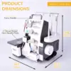Sewing Machine - Industrial Grade Sergers & Overlock Machines with Durable Metal Frame, 3-4 Serger 2